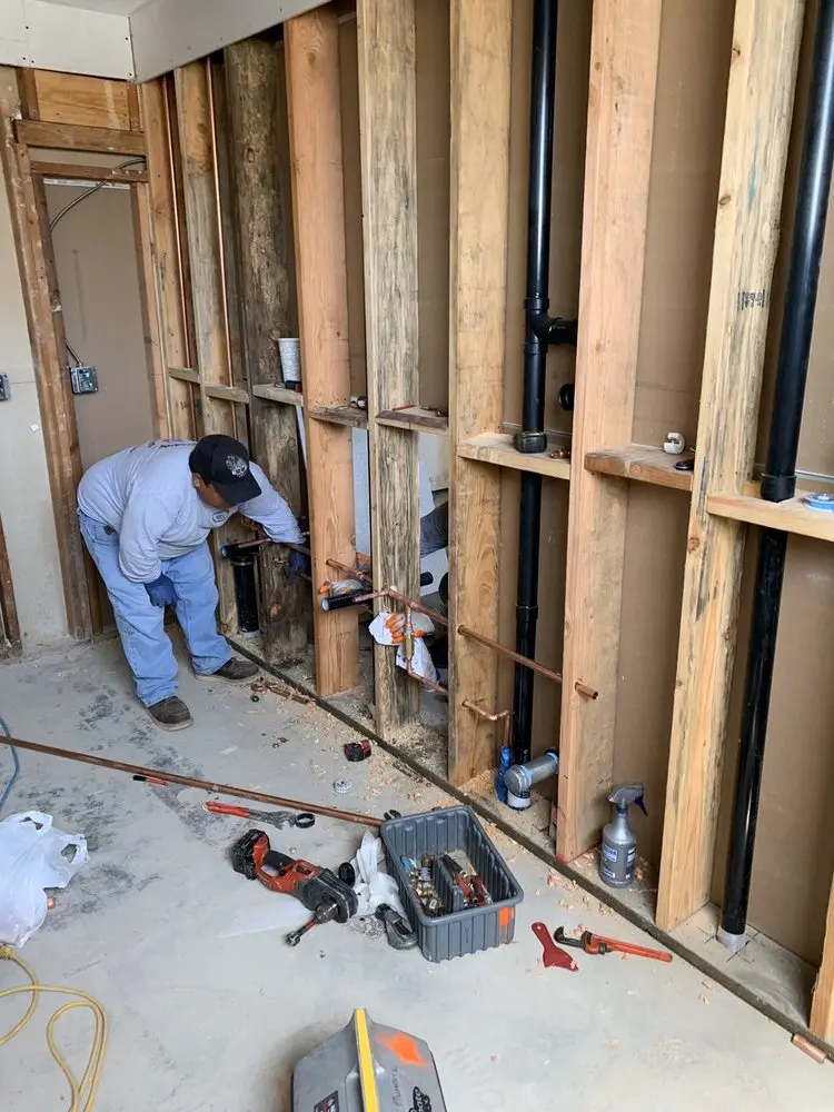 Commercial rough-in plumbing for Gas Line Repair in Secaucus